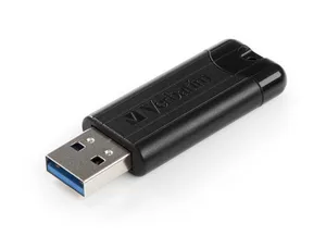 256GB USB Flash disk PinStripe, USB 3.0, VERBATIM, čierny