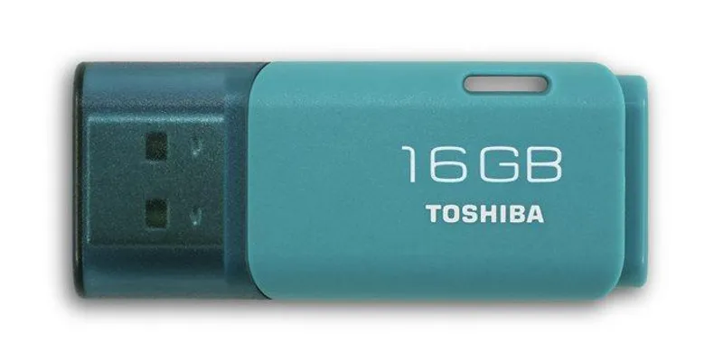 Hlavný obrázok produktu 16GB USB flash disk "HAYABUSA", tyrkysová, USB 2.0, 18/5MB/sec, TOSHIBA