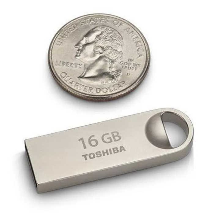 Hlavný obrázok produktu 16GB USB flash disk "OWARI", kov, USB 2.0, TOSHIBA