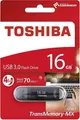 16GB USB flash disk „SUZAKU“, čierna, USB 3.0, 70/10 MB/s, TOSHIBA
