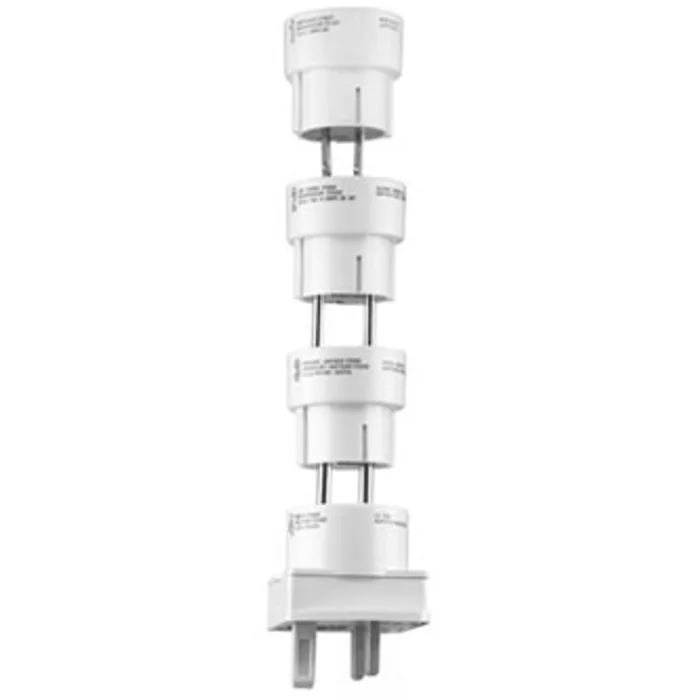 Hlavný obrázok produktu 230V Cestovní adaptér, CEE7 (vidlice)-zásuvka, bílý, pro zahraniční přístroje
