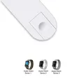 2v1 bezdrôtová nabíjačka, pre telefón a Apple Watch, biela, 5V, 10W, Qi