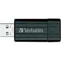 32GB USB Flash 2.0, 11/8MB/sec, Pin Stripe, VERBATIM, čierny