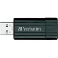 32GB USB Flash 2.0, 11/8MB/sec, Pin Stripe, VERBATIM, čierny