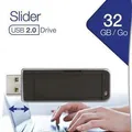 Ďalší obrázok produktu 32GB USB Flash 2.0 Slider, VERBATIM, čierny