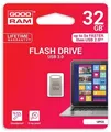 32 GB USB flash disk 3.0, 120/10 MB/s, kov, GOODRAM „POINT“