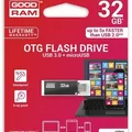 Ďalší obrázok produktu 32 GB USB flash disk 3.0 + micro USB adaptér, 120/10 MB/s, kov, GOODRAM „TWIN“