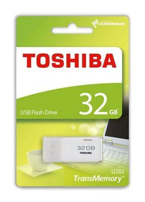 Hlavný obrázok produktu 32GB USB flash disk "HAYABUSA", bílá, USB 2.0, 18/5MB/sec, TOSHIBA