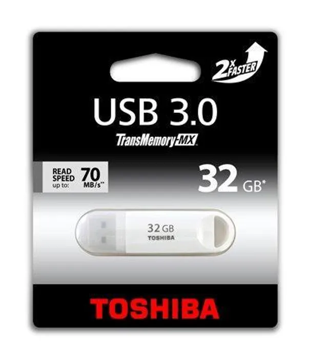 Hlavný obrázok produktu 32GB USB flash disk "SUZAKU", bílá, USB 3.0, 70/10MB/sec, TOSHIBA