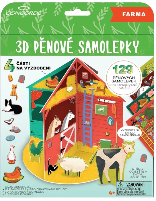 Hlavný obrázok produktu 3D pěnové samolepky CONCORDE Farma