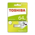 64GB USB flash disk „OWARI“, strieborný, USB 2.0, TOSHIBA