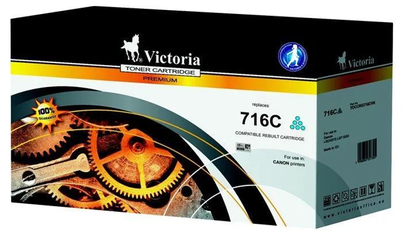 Hlavný obrázok produktu 716C Toner pro i-SENSYS LBP 5050 tiskárnu, VICTORIA cyan, 1,5 tisíc