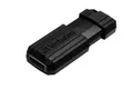 8 GB USB Flash 2.0, 10/4 MB/s, pruhovaný, VERBATIM, čierny