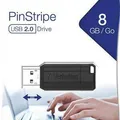 Ďalší obrázok produktu 8 GB USB Flash 2.0, 10/4 MB/s, pruhovaný, VERBATIM, čierny