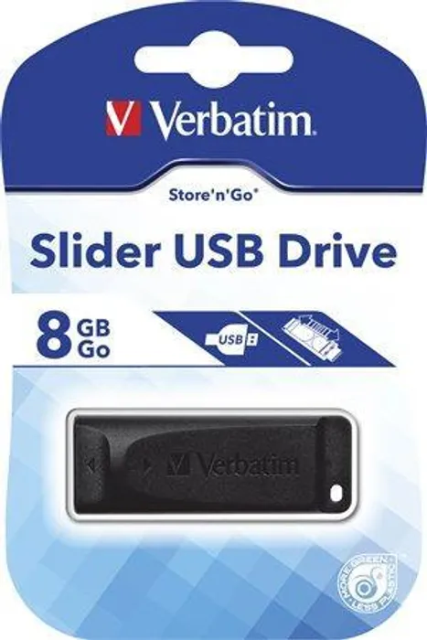 Hlavný obrázok produktu 8GB USB Flash 2.0 "Slider", VERBATIM, černý