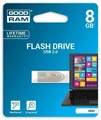 8 GB USB flash disk 2.0, 20/5 MB/s, kov, GOODRAM „EAZZY“