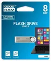 8 GB USB flash disk 2.0, 20/5 MB/s, kov, GOODRAM „UNITY“