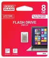 8 GB USB flash disk 3.0, 120/10 MB/s, kov, GOODRAM „POINT“