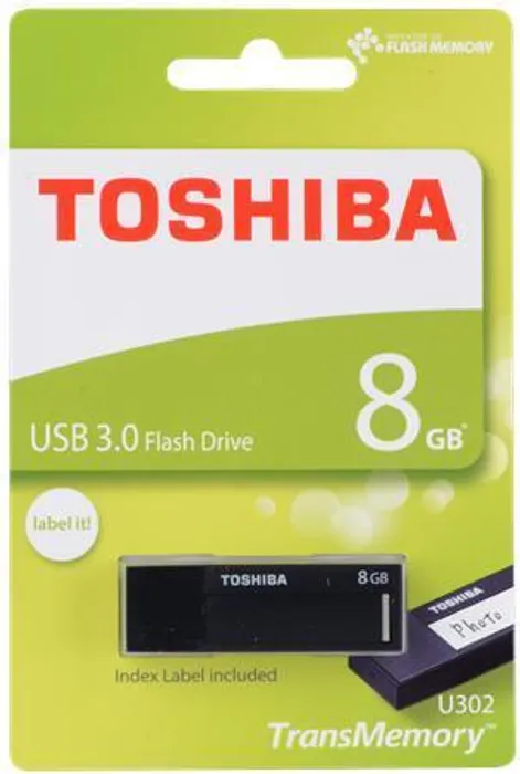 Hlavný obrázok produktu 8GB USB flash disk "DAICHI", černá, USB 3.0, TOSHIBA