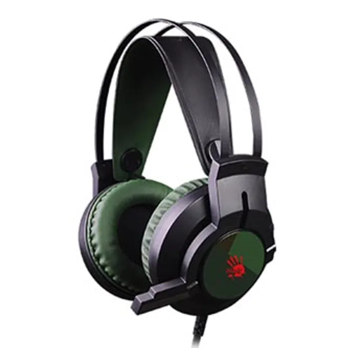 Hlavný obrázok produktu A4tech Bloody J437, sluchátka s mikrofonem, ovládání hlasitosti, zelená, 7.1 surround (vi