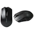 Ďalší obrázok produktu A4Tech Myš G3-200N, 1000DPI, 2.4 [GHz], optická, 3tl., bezdrôtová, čierna, 1 ks AA, klasická, V-Track, PowerSaver