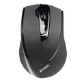 A4Tech Myš G9-730FX-1, 2000DPI, 2.4 [GHz], optická, 4tl., bezdrôtová, čierna, 1 ks AA, klasická, V-Track
