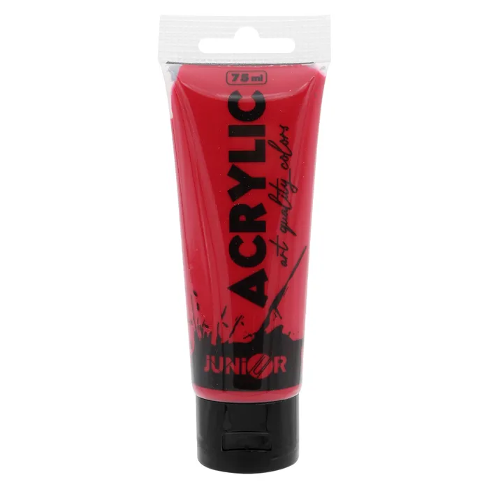 Hlavný obrázok produktu Akrylová barva JUNIOR 75 ml - červená/red