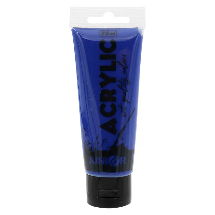Hlavný obrázok produktu Akrylová barva JUNIOR 75 ml - modrá/blue