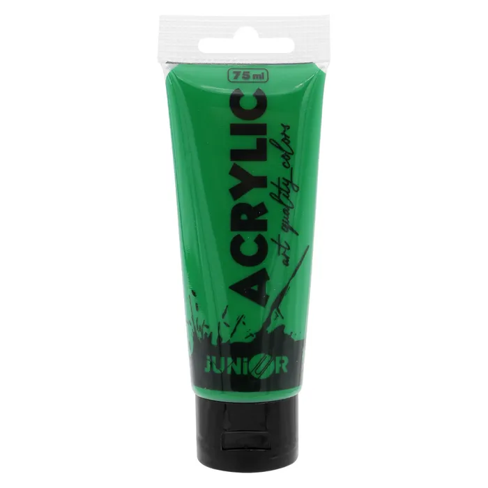 Hlavný obrázok produktu Akrylová barva JUNIOR 75 ml - zelená/green