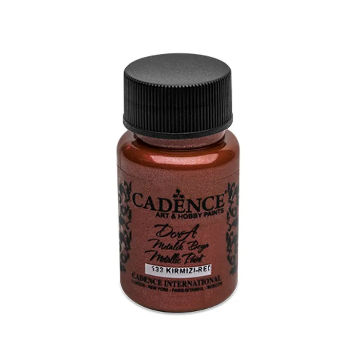 Hlavný obrázok produktu Akrylové barvy Cadence Dora Metalic červená