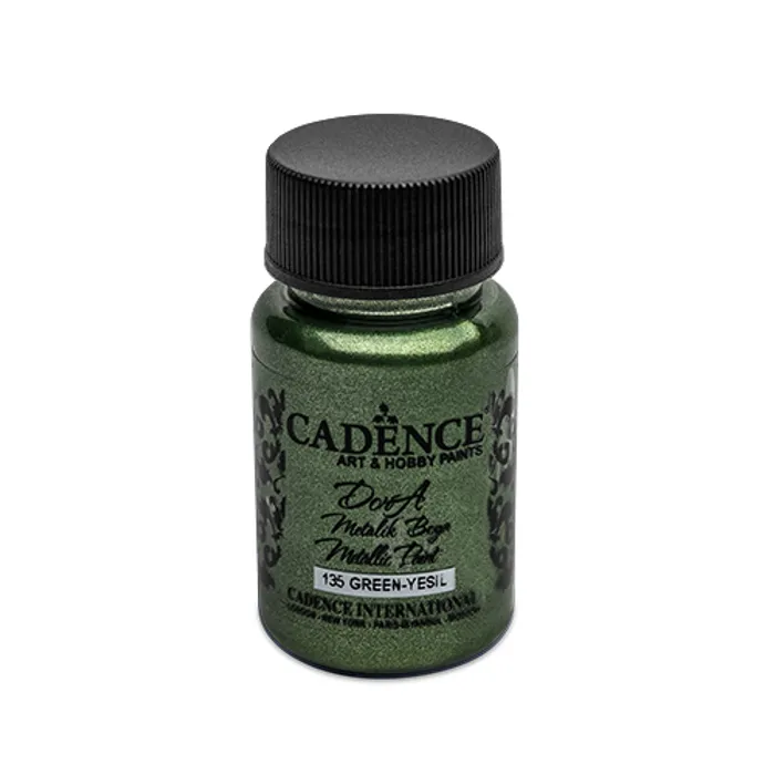 Hlavný obrázok produktu Akrylové barvy Cadence Dora Metalic zelená