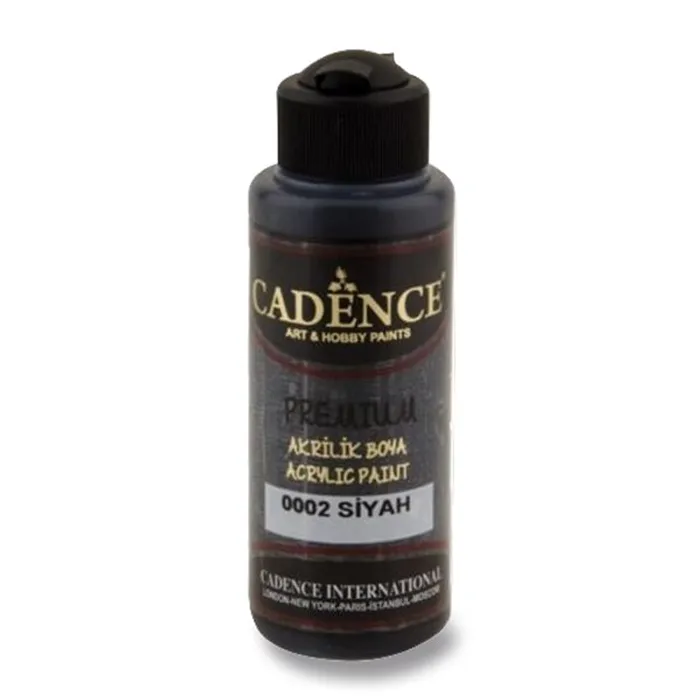 Hlavný obrázok produktu Akrylové barvy Cadence Premium 120 ml,černá
