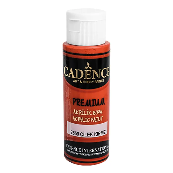 Hlavný obrázok produktu Akrylové barvy Cadence Premium červená