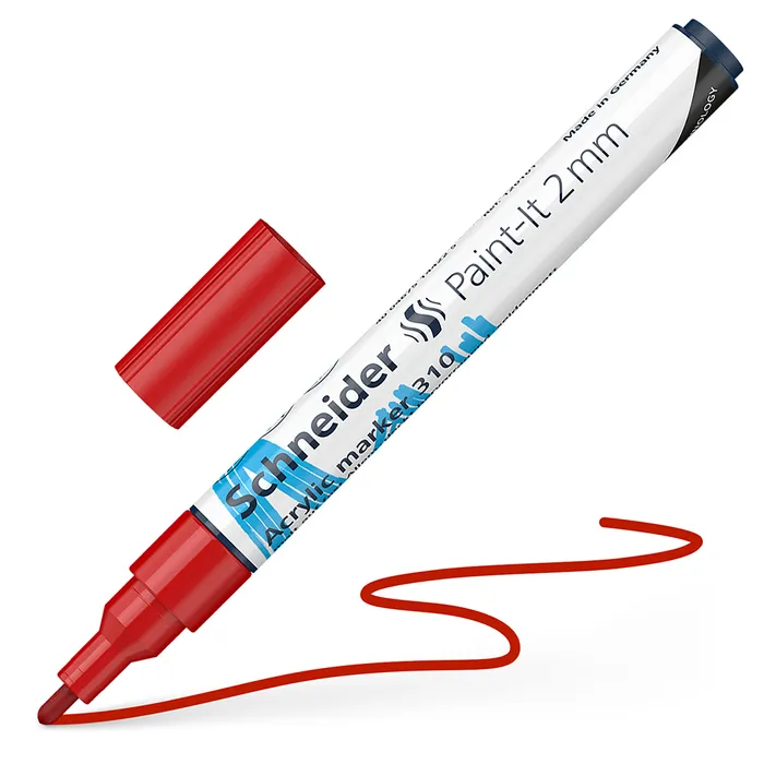 Hlavný obrázok produktu Akrylový popisovač Schneider Paint-It 310 červená