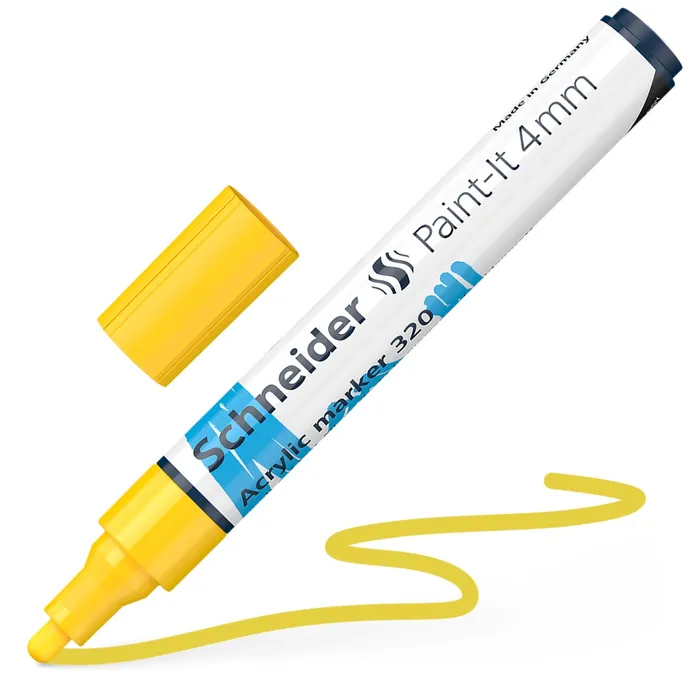Hlavný obrázok produktu Akrylový popisovač Schneider Paint-It 320 žlutá