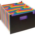 Ďalší obrázok produktu Aktovka s priehradkami Rainbow Class, 25 častí, čierna, PP, VIQUEL