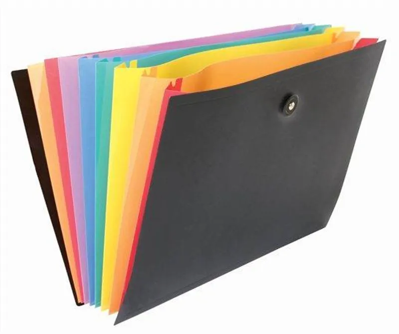 Hlavný obrázok produktu Aktovka s přihrádkami "Rainbow Class", 8 částí, černá, PP, VIQUEL