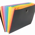 Ďalší obrázok produktu Aktovka s priehradkami Rainbow Class, 8 častí, čierna, PP, VIQUEL