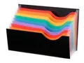 Taška s priehradkami "Rainbow Class", 9 častí, čierna, PP, VIQUEL