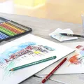 Akvarelové pastelky Faber-Castell 117536 Albrecht Dürer plechová krabička, 36 farieb