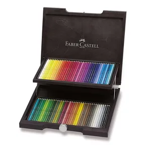 Akvarelové pastelky Faber-Castell 117572 Albrecht Dürer drevená kazeta, 72 farieb