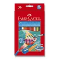 Akvarelové pastelky Faber-Castell 36 farieb + štetec