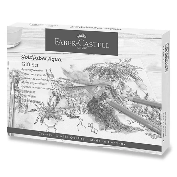 Hlavný obrázok produktu Akvarelové pastelky Faber-Castell Goldfaber Aqua dárková sada, 18 ks