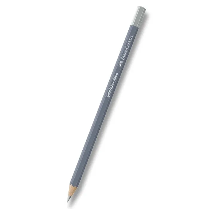 Hlavný obrázok produktu Akvarelová pastelka Goldfaber Aqua, 251 stříbrná Faber Castell (114691)