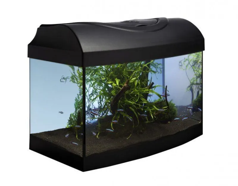 Hlavný obrázok produktu Akvarijní set 40 - černý oblý 40x25x25 cm