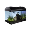 Akvarijný set 40 - čierny rovný 40x25x25 cm