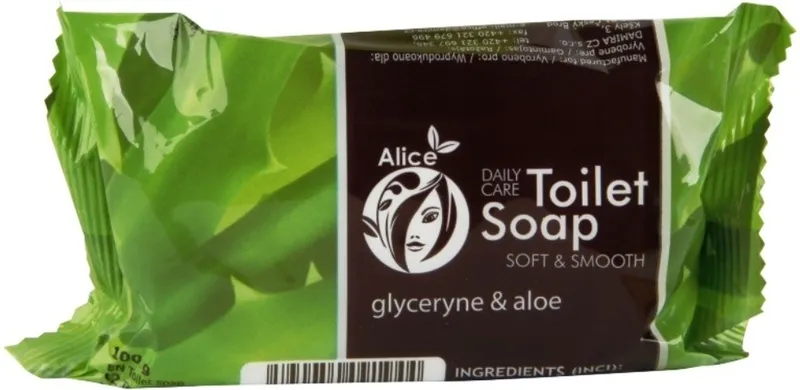 Hlavný obrázok produktu Alice Glyceryne & Aloe Vera toaletní mýdlo 100g