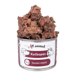 ALL ANIMALS hovädzie, konzerva pre psov, 200 g