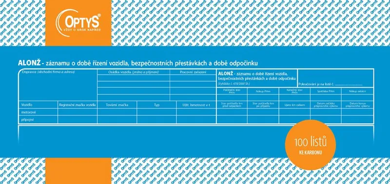 Hlavný obrázok produktu Alonž ke karbonu, 29,7 x 14 cm, 100 listů 1175
