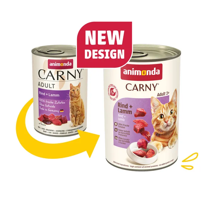 Hlavný obrázok produktu ANIMONDA konzerva CARNY Adult - hovězí, jehněčí 400g